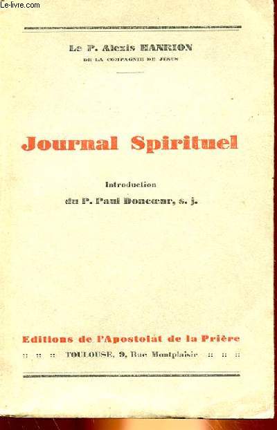JOURNAL SPIRITUEL