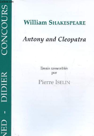 WILLIAM SHAKESPEARE - ANTONY AND CLEOPATRA