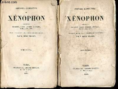2 TOMES. OEUVRES COMPLETES DE XENOPHON.