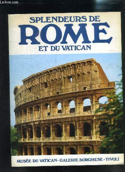 SPLENDEURS DE ROME ET DU VATICAN- carte fournie