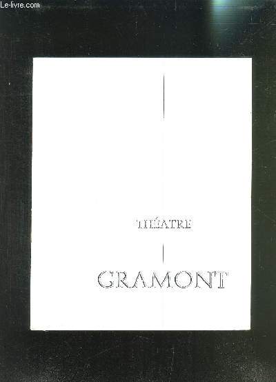 THEATRE GRAMONT: LE TIMIDE AU PALAIS- JEAN-LOUIS TRINTIGNANT... DANS LA DISTRIBUTION