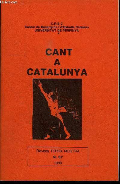 CANT A CATALUNYA (POESIES ESCOLLIDES) - CATALUNYA 1000 ANYS - REVUE 