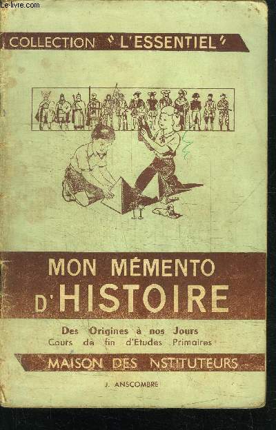 MON MEMENTO D'HISTOIRE - COLLECTION 