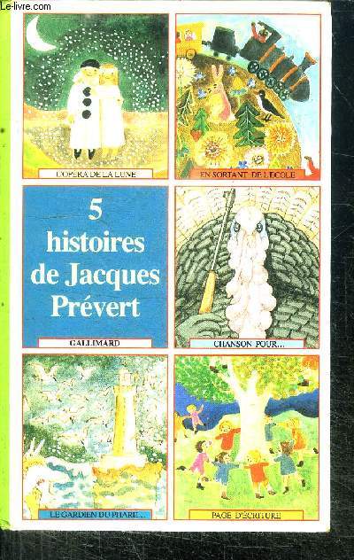 5 HISTOIRES DE JACQUES PREVERT
