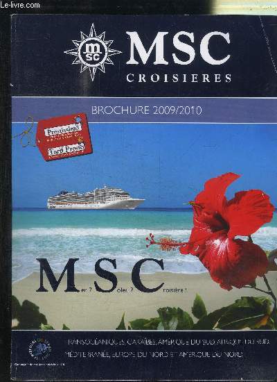 MSC CROISIERES - BROCHURE 2009/2010