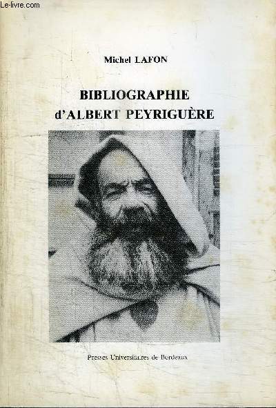BIBLIOGRAPHIE D'ALBERT PEYRIGUERE