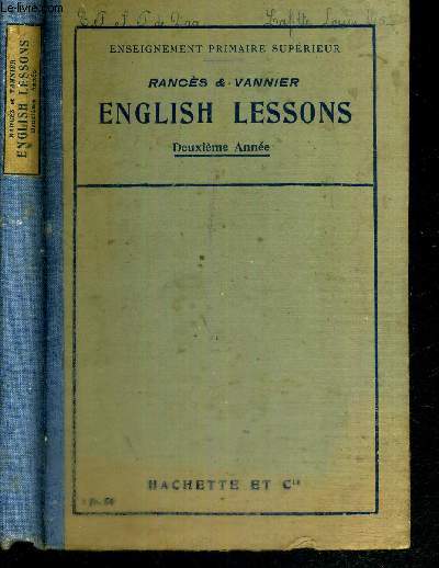 ENGLISH LESSONS - ENSEIGNEMENT PRIMAIRE SUPERIEUR
