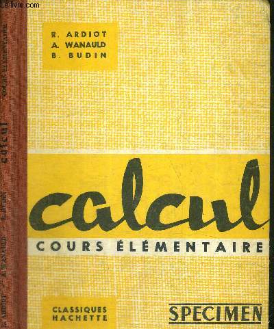CALCUL COURS ELEMENTAIRE