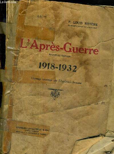 L'APRES GUERRE 1918-1932