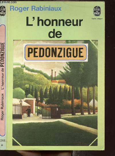 L'HONNEUR DE PEDONZIGUE - LE LIVRE DE POCHE N3266