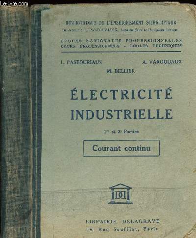ELECTRICITE INDUSTRIELLE - COURANT CONTINU