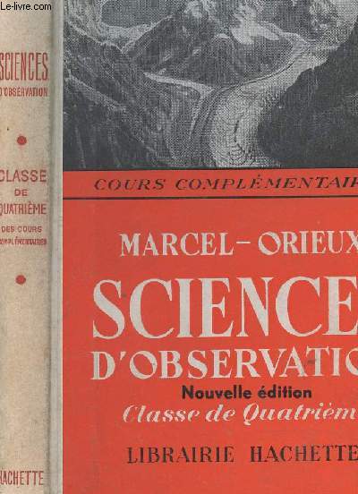 SCIENCES D OBSERVATION - NOUVELLE EDITION - CLASSE DE QUATRIEME