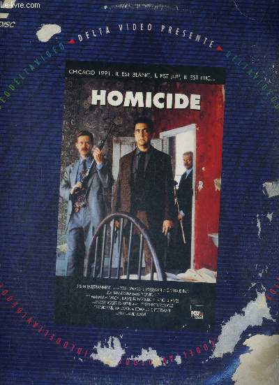 1 LASERDISC - HOMICIDE - CHICAGO 1991 : IL EST BLANC, IL EST JUIF, IL EST FLIC... - UN THRILLER DE DAVID MAMET - AVEC JOE MONTEGNA