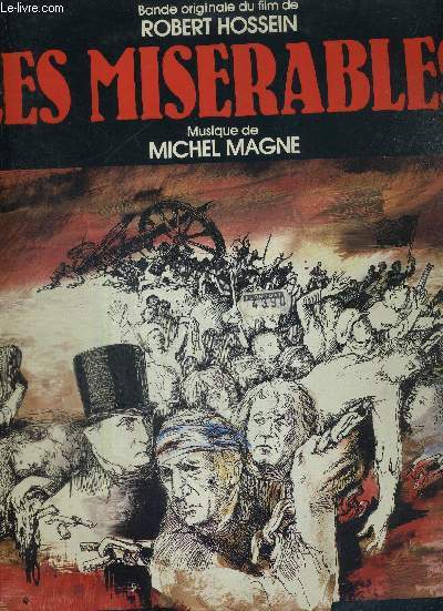 1 DISQUE AUDIO 33 TOURS -LES MISERABLES - BANDE ORIGINALE DU FILM DE ROBERT HOSSEIN - MUSIQUE DE MICHEL MAGNE
