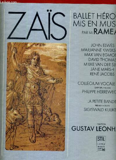 1 COFFRET DE 4 DISQUES AUDIO 33 TOURS - N1010S77 2210 - ZAS - BALLET HEROQUE MIS EN MUSIQUE, par M. Rameau - Integrale + 1 fascicule - livret 1748, Louis de Cahusac - quelques remarques sur l'excution - histoire d'un opra - note de l'diteur...