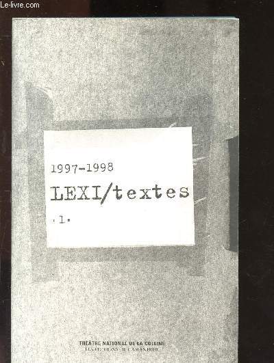 1997-1998 Lexi/textes