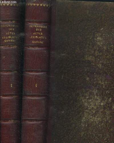 Rpertoire gnral alphabtique et chronologique - En 2 volumes / tomes 1 et 2