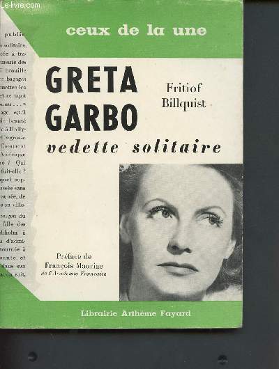 Greta Garbo, vedette solitaire (Collection 