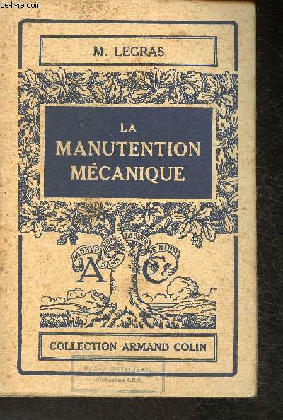 La manutention mcanique (Collection 