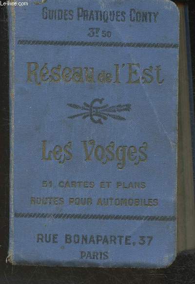 Rseau de l'Est - Les Vosges - 51 cartes et plans routes pour automobiles (Collection 