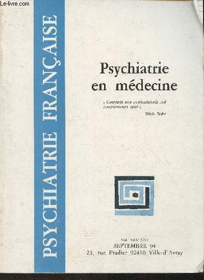 Psychiatrie franaise (Collection 