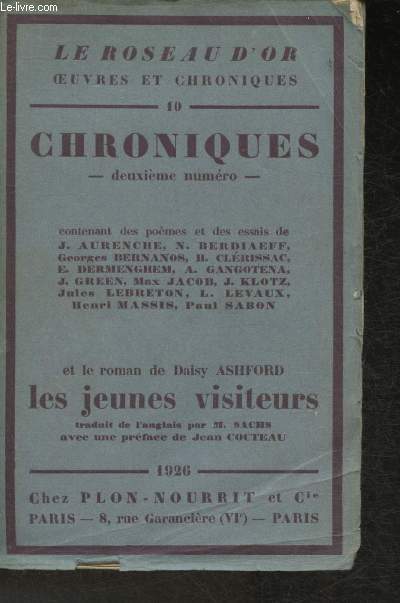 Deuxime numro de Chroniques (Collection 