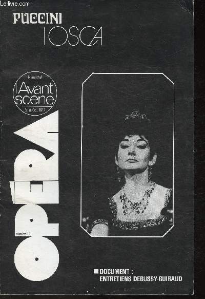 L'Avant-Scne opra n11 Sept. -Oct 1977- Puccine - Tosca