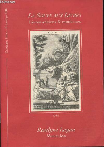 Catalogue de la Libraire Roselyne Layan n- Hiver-Printemps 2007