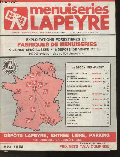 Catalogue des menuiseries Lapeyre- Mai 1982