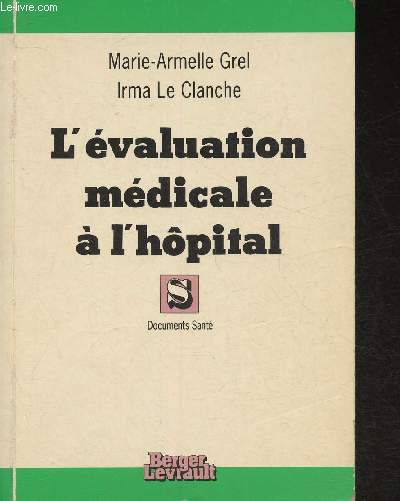 L'valuation mdicale  l'hpital (Collection 