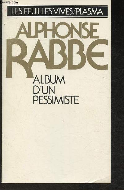 Album d'un pessimiste (Collection 