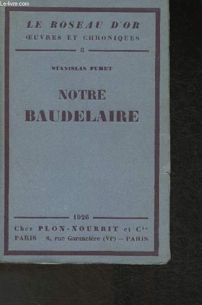 Notre Baudelaire (Collection 