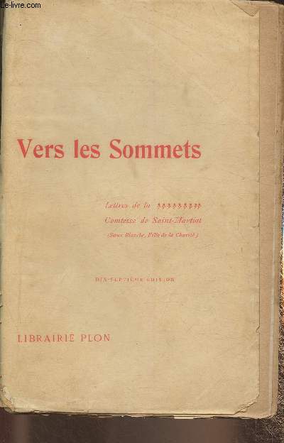 Vers les Sommets- Lettres de la Comtesse de Saint-Martial