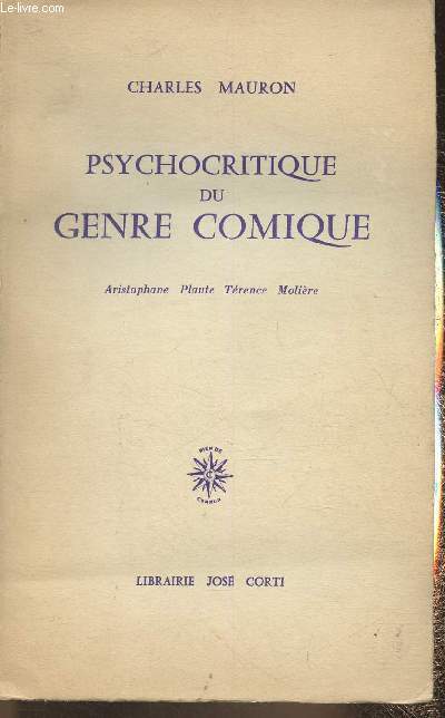 Psychocritique du genre comique- Aristophane, Plaute, Trence, Molire