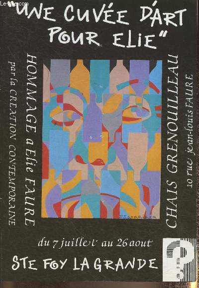 Exposition- Hommage  Elie Faure par la cration contemporaine- 7 Juillet- 26 Aout Chais Grenouilleau