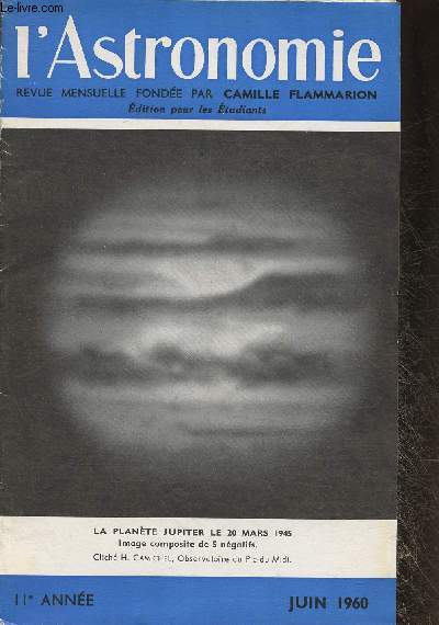 L'Astronomie- Juin 1960 11me anne