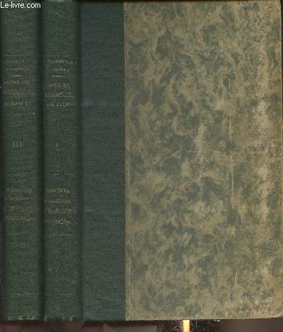 Cours de mathmatiques spciales Tomes I et III (2 volumes)