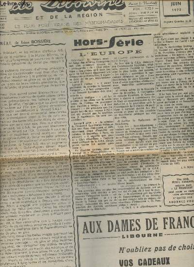 Le rsistant de Libourne n1357- 27e anne- Vendredi 16 Juin 1972-Hors-srie: l'Europe