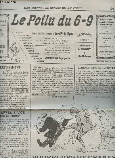 Fac simil/Le Poilu du 6-9- n12- Campagne 1914-17