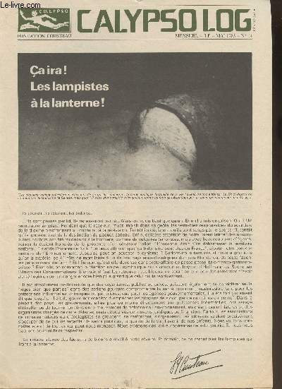 Calypso Log n14- Mai 1983-Sommaire: Ca ira! les lampistes  la lanterne- Une ide neuve: le cerveau- l'quipe Cousteau en Amazonie- En plonge dans la fort- La vie au ralenti- etc.