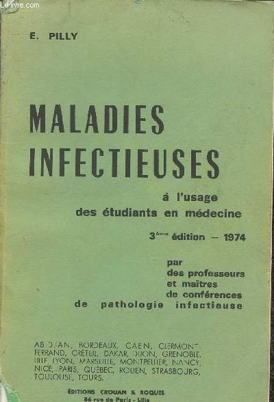 Maladies infectieuses-  l'usage des tudiants en mdecine