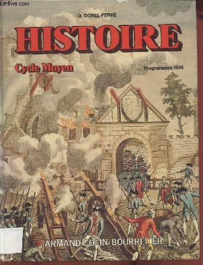 Cours moyen- Histoire (Programme et instructions du 23 avril 1985)