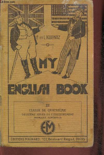 My english Book III- Classe de 4e, 2me anne des E.P.S.