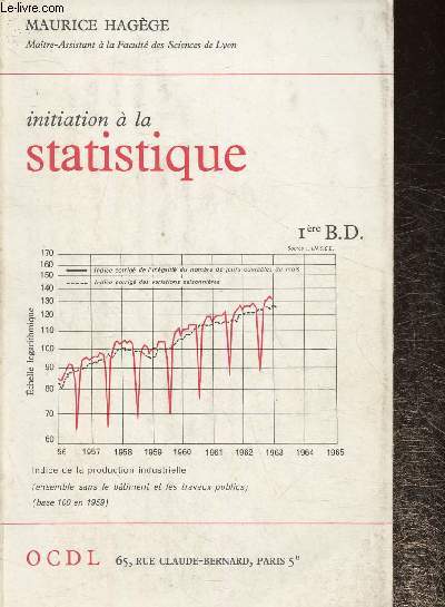 Initiation  la statistique. Classes de 1re B et D. Programme de 1966