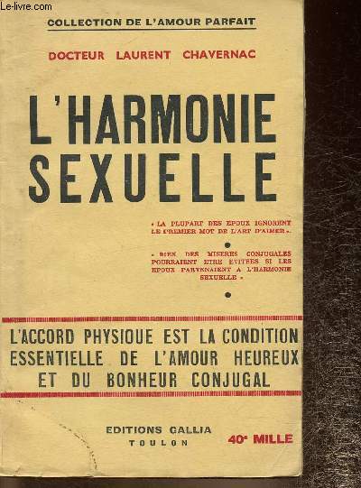 L'harmonie sexuelle (Collection de l'amour parfait)