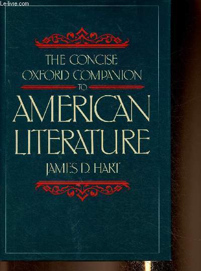 The concise Oxford companion to American literature