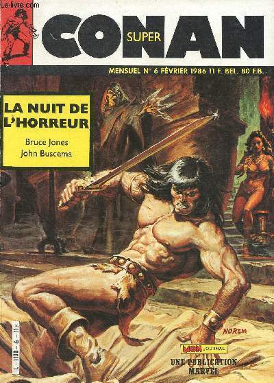 Super-Conan n6 (Mon Journal) : La nuit de l'horreur