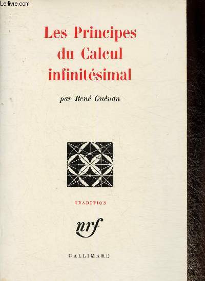 Les principes du calcul infinitsimal (Collection 