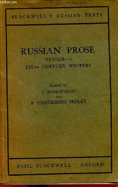 Russian Prose. Reader I. XIXthe century writers (Collection 