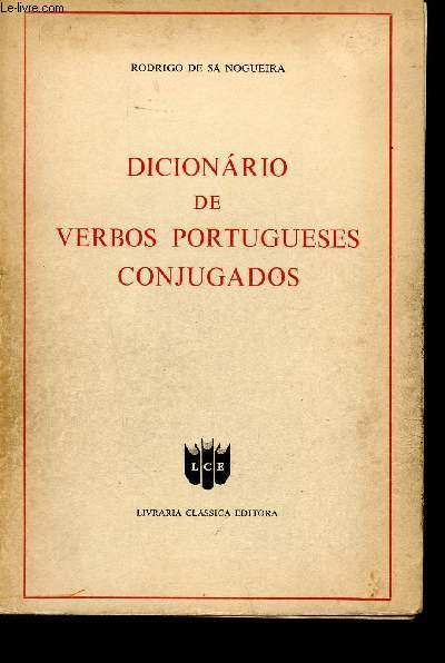 Dicionario de verbos portugueses conjugados